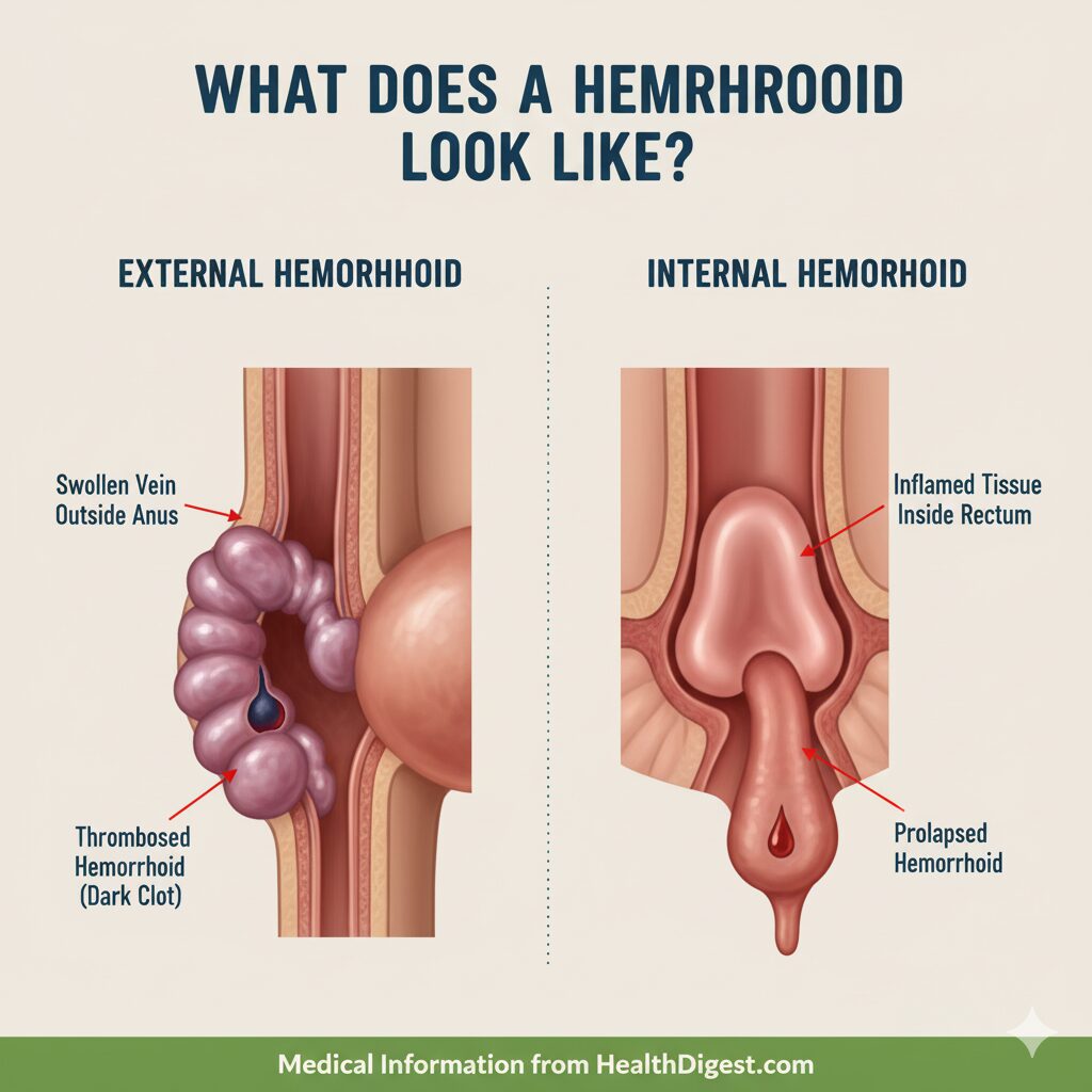 What Does a Hemorrhoid Look Like
